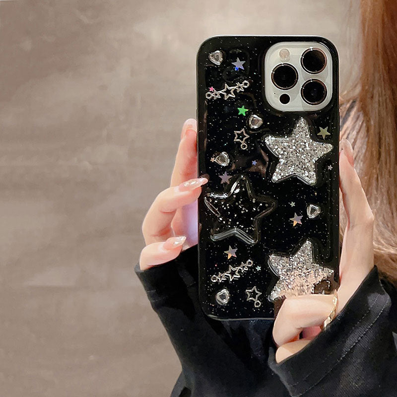 3D Star Diamond iPhone Case