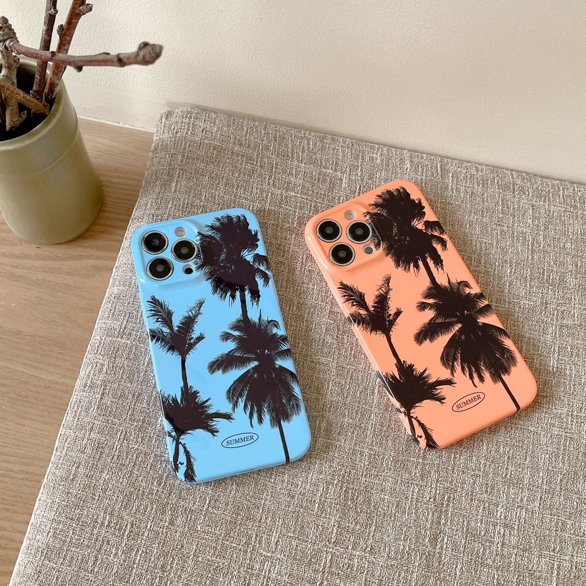 Hawaiian palm iPhone case