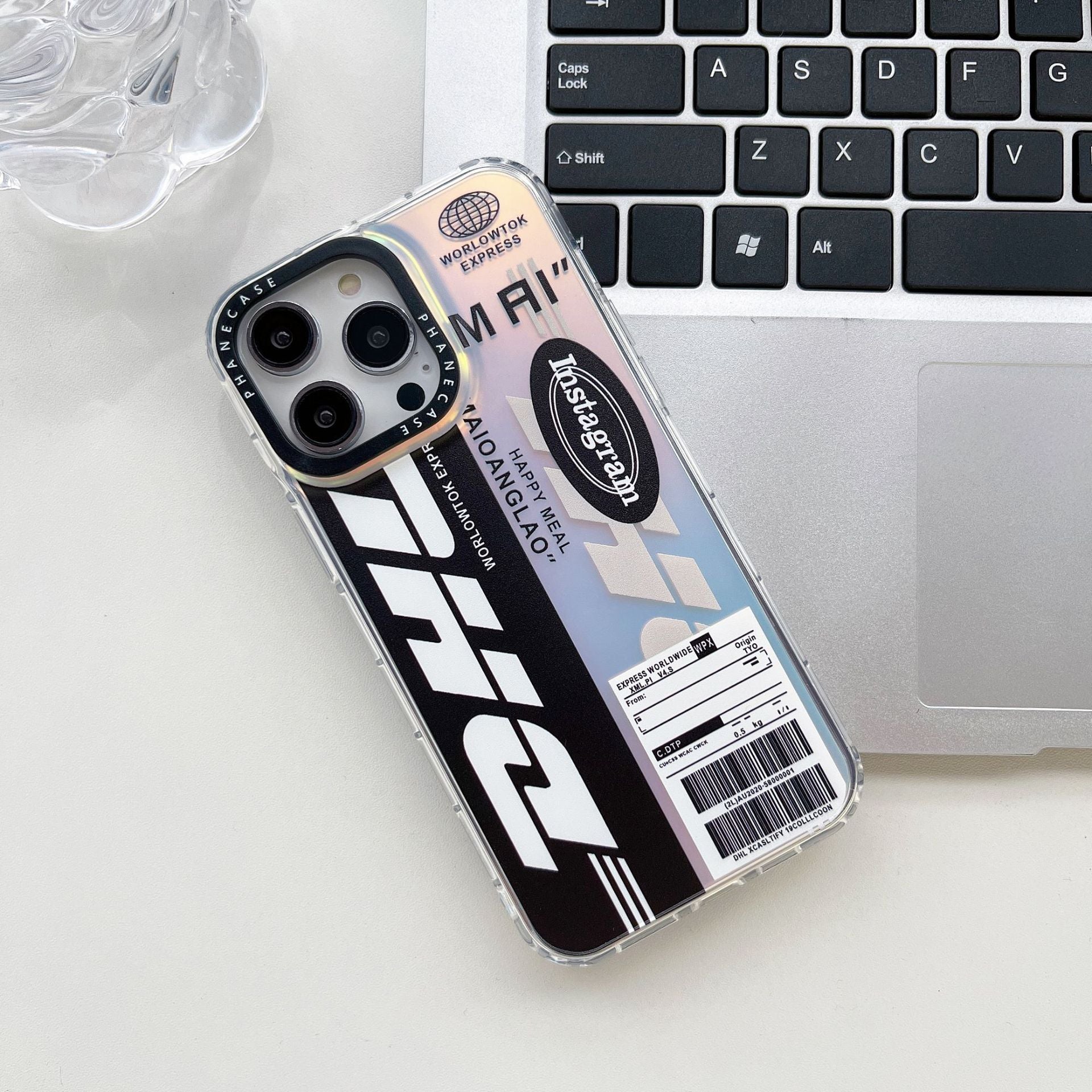 Tags Trend Holographic iphone Case