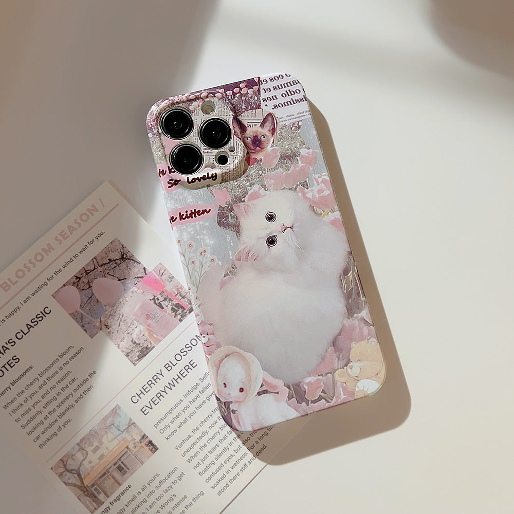 Romantic Cat iPhone Case