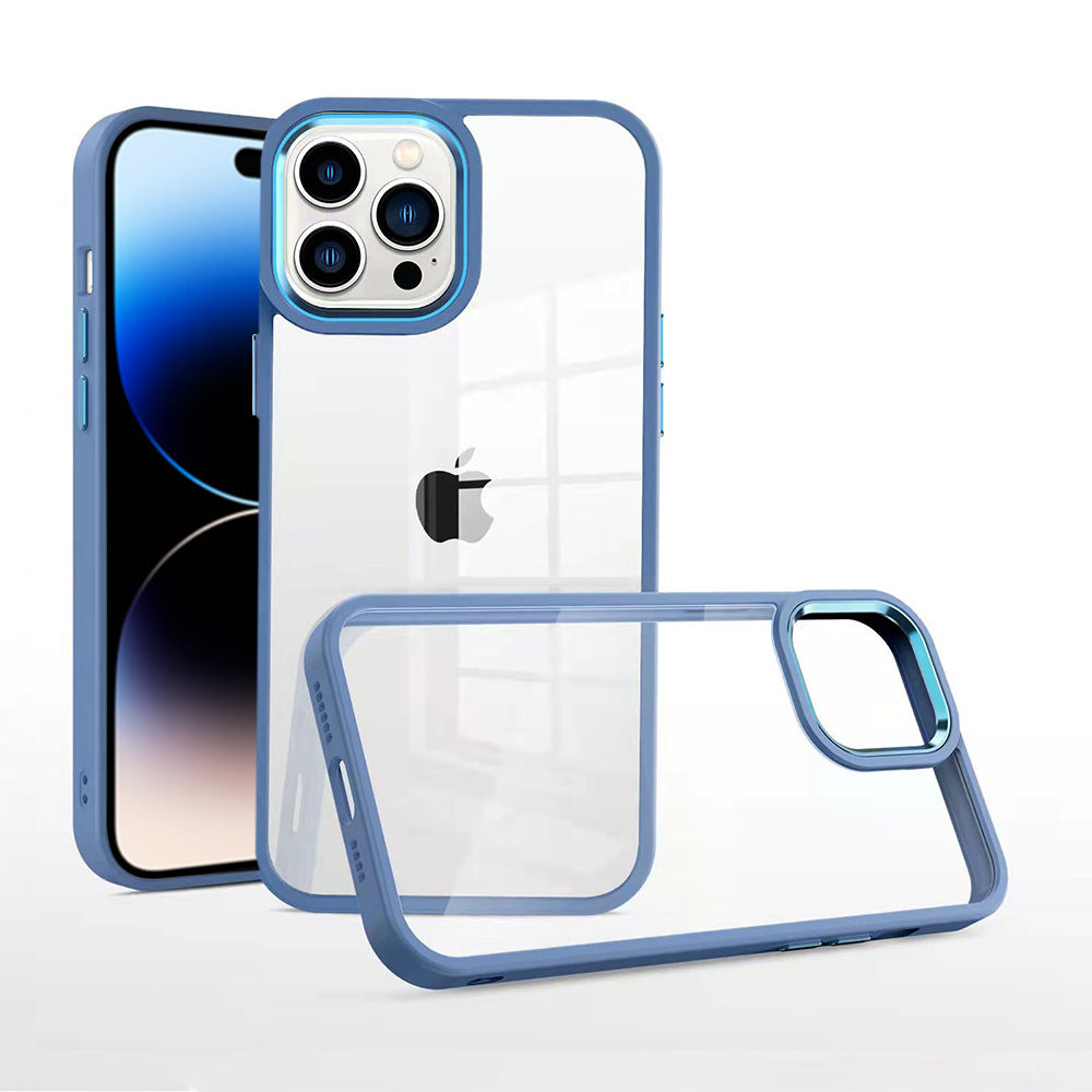 Colorful Border Clear iphone Case