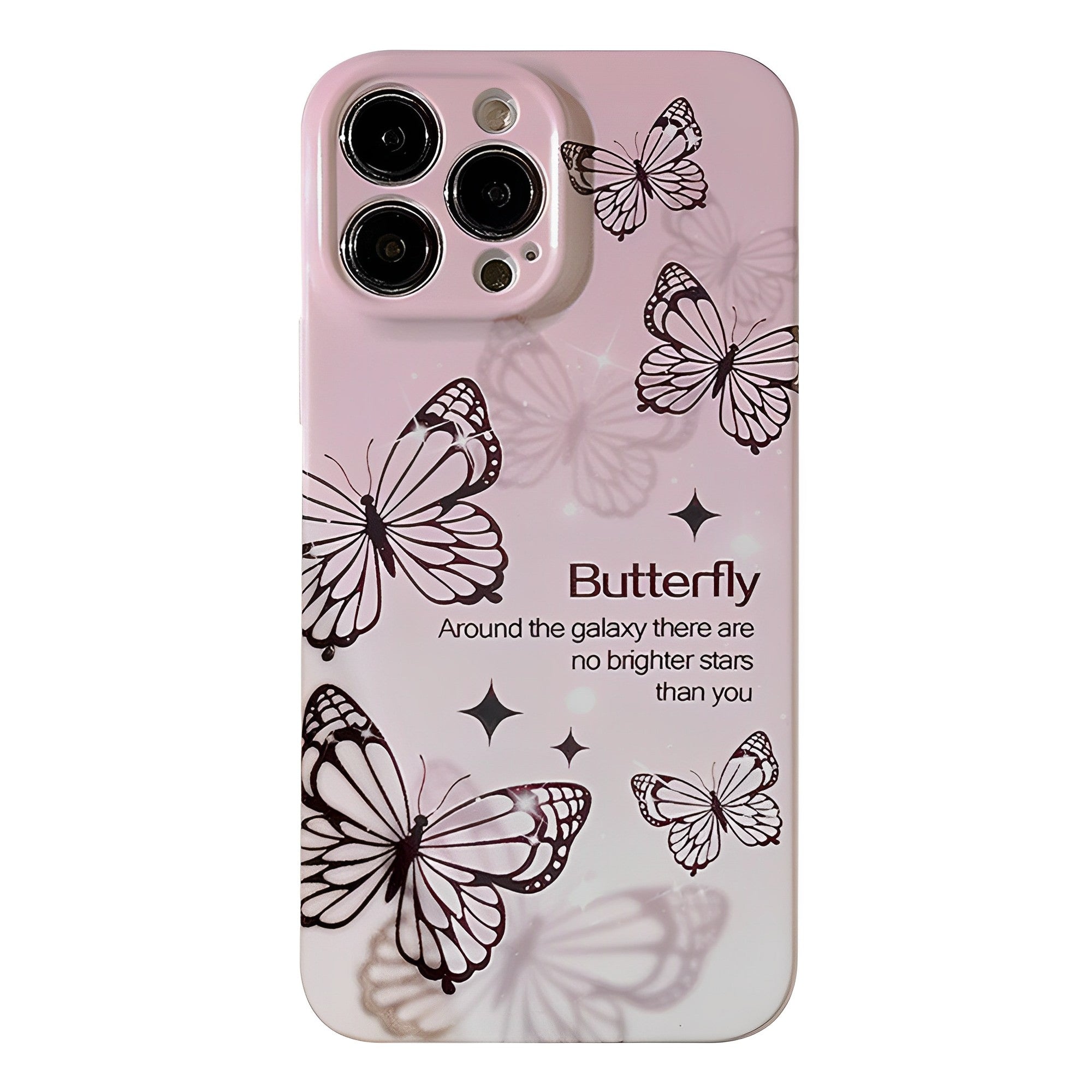 Phantom Black Butterfly iPhone Case