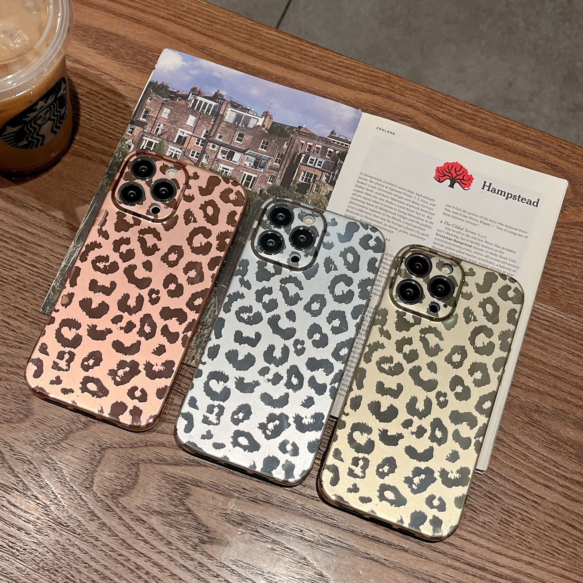 Electroplating Cheetah iPhone Case
